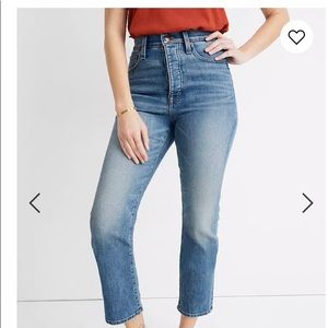 Madewell Rivet & Thread Demi Boot Jeans